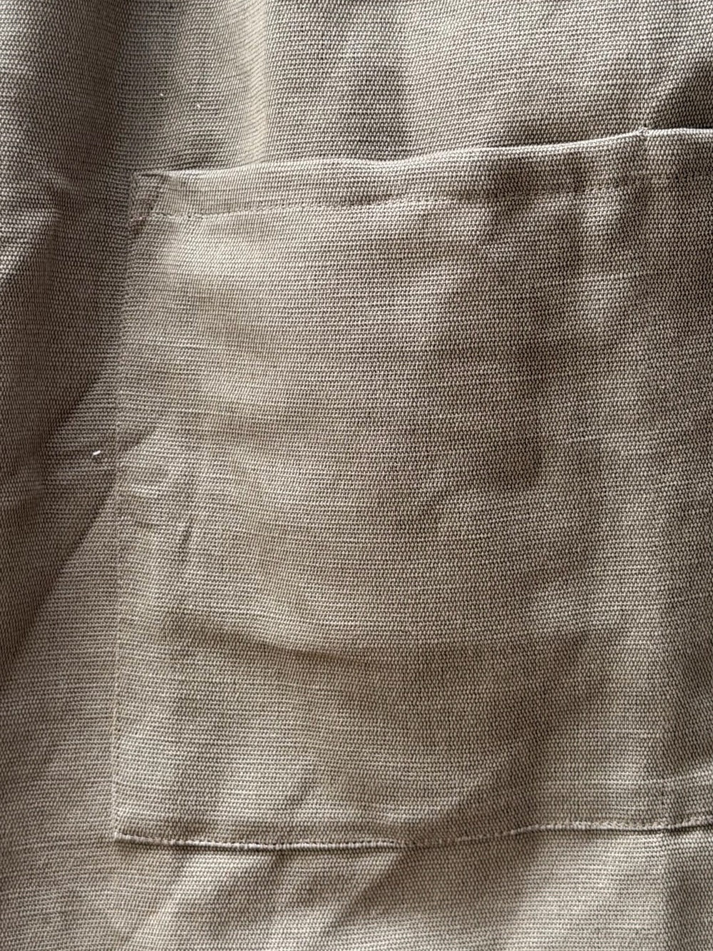 Crate&Barrel Oslo Cross Back Apron with pocket - Picture 8 of 9